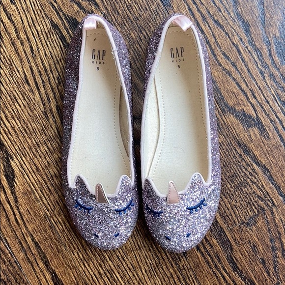 Unicorn sparkle Ballet shoes rose gold - Picture 1 of 6